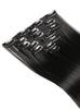 Jet Black Yaki Seamless Clip-ins