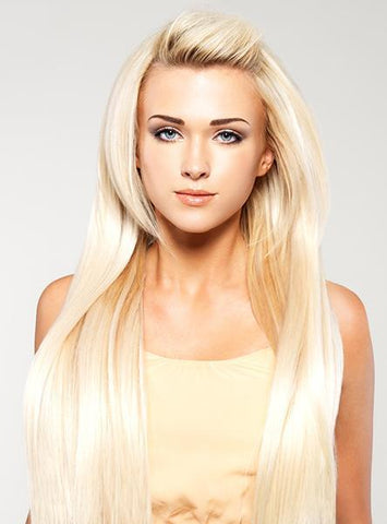 Bleach Blonde Halo Extensions
