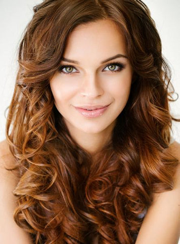 Chestnut Brown Halo Extensions