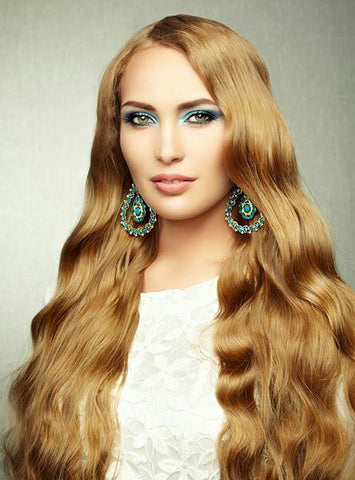 Strawberry Blonde Halo Extensions